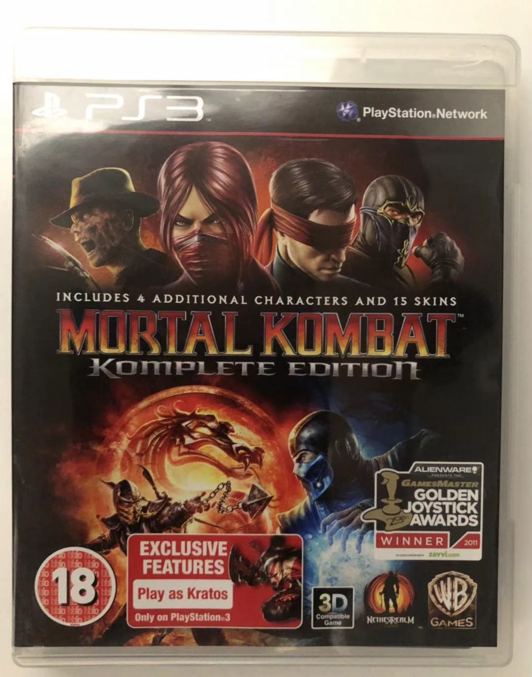 Mortal Kombat KOMPLETE Edition【中古・PS3欧州版】
