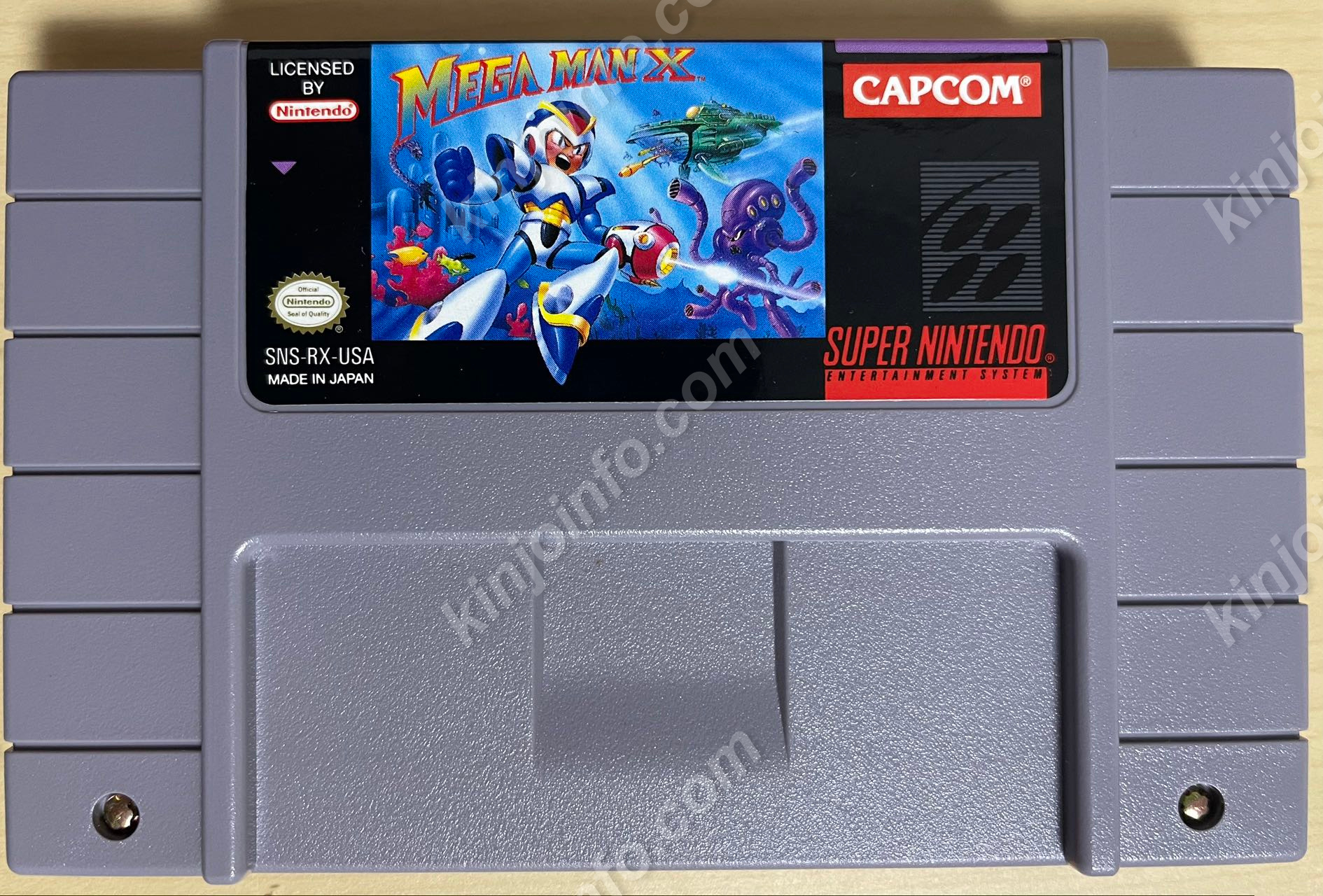 Mega Man X（ロックマンX ）【中古美品・SNES北米版】