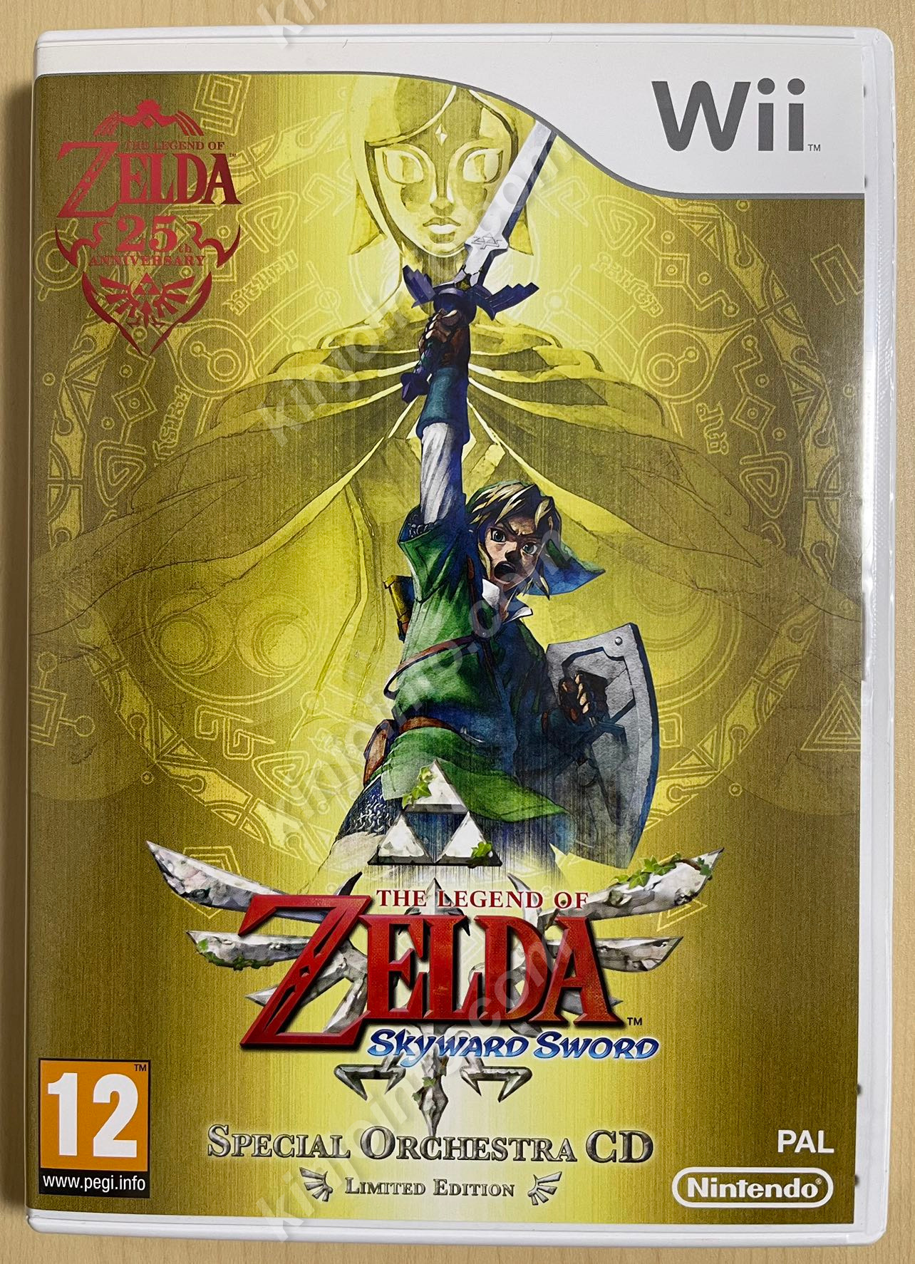 the Legend Of Zelda Skyward Sword（ゼルダの伝説 スカイウォードソード）【中古美品・Wii欧州版】