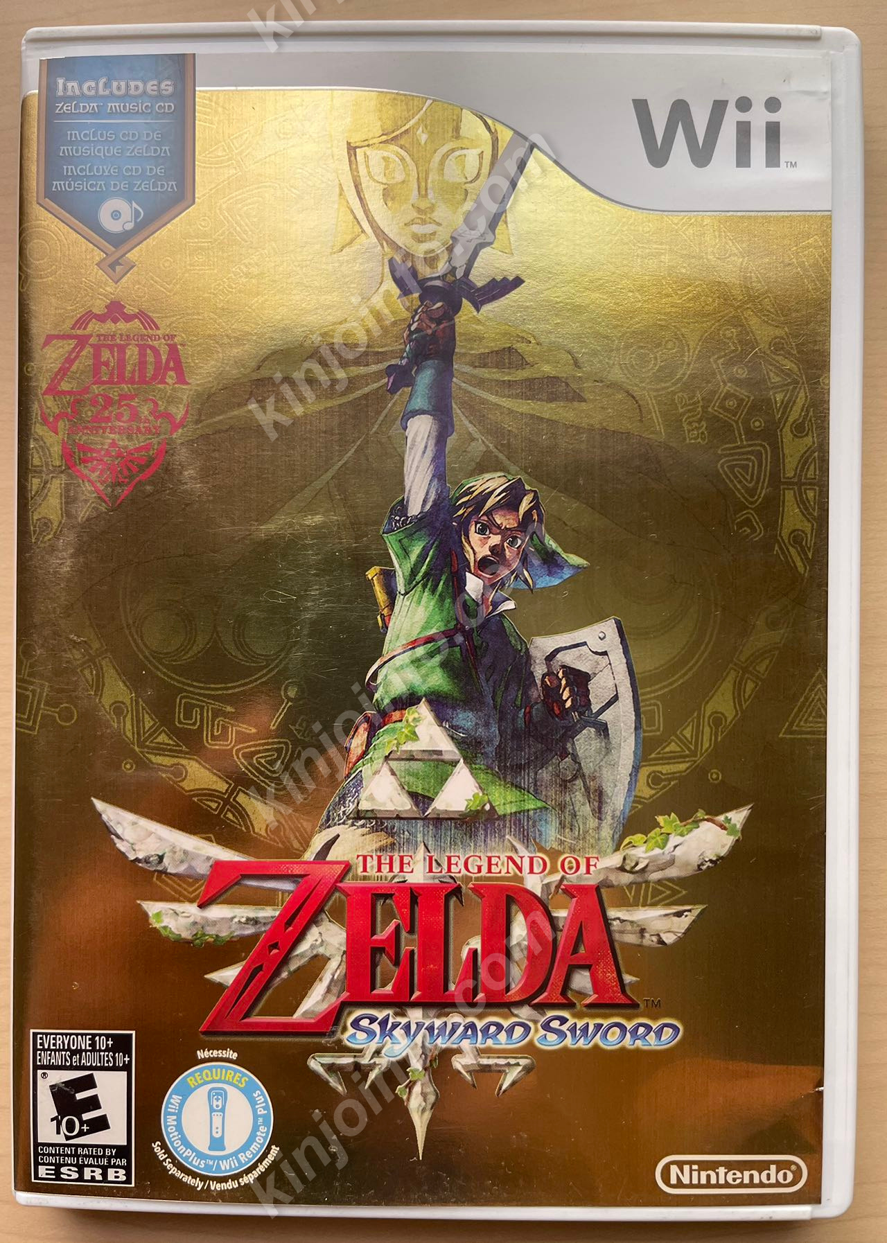 the Legend Of Zelda Skyward Sword（ゼルダの伝説 スカイウォードソード）【中古美品・Wii北米版】
