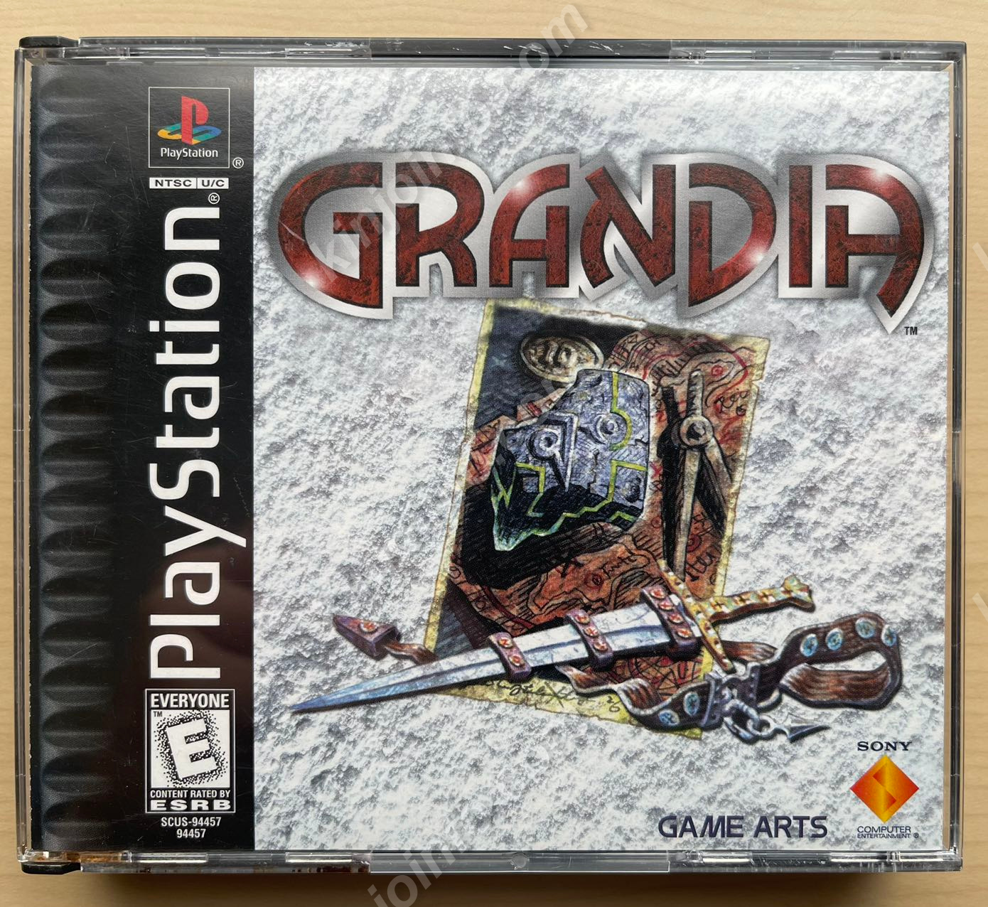 GRANDIA グランディア」プレステ版ゲームポスター - ゲーム