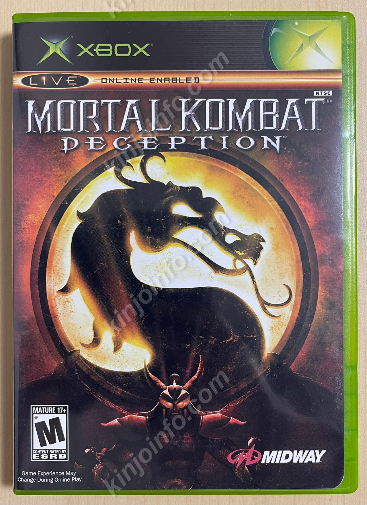 Mortal Kombat：Deception【中古美品・xbox北米版】