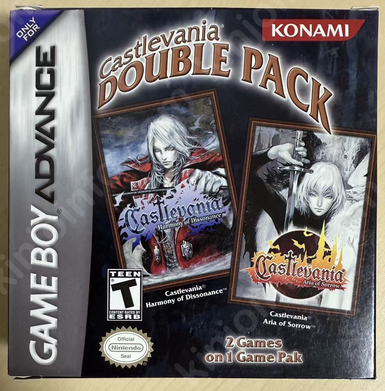 Castlevania Double Pack（キャッスルヴァニア ダブルパック）【中古美品・ 完品・GBA北米版】