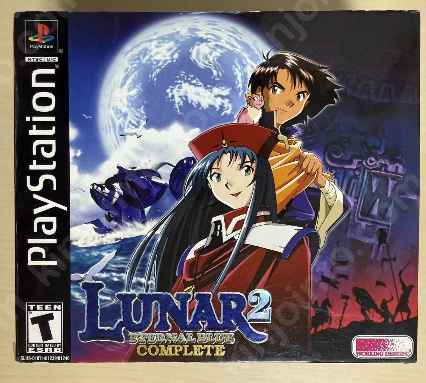 LUNAR 2 ETERNAL BLUE COMPLETE（ルナ2 エターナルブルー）【中古美品・完品・PS北米版】