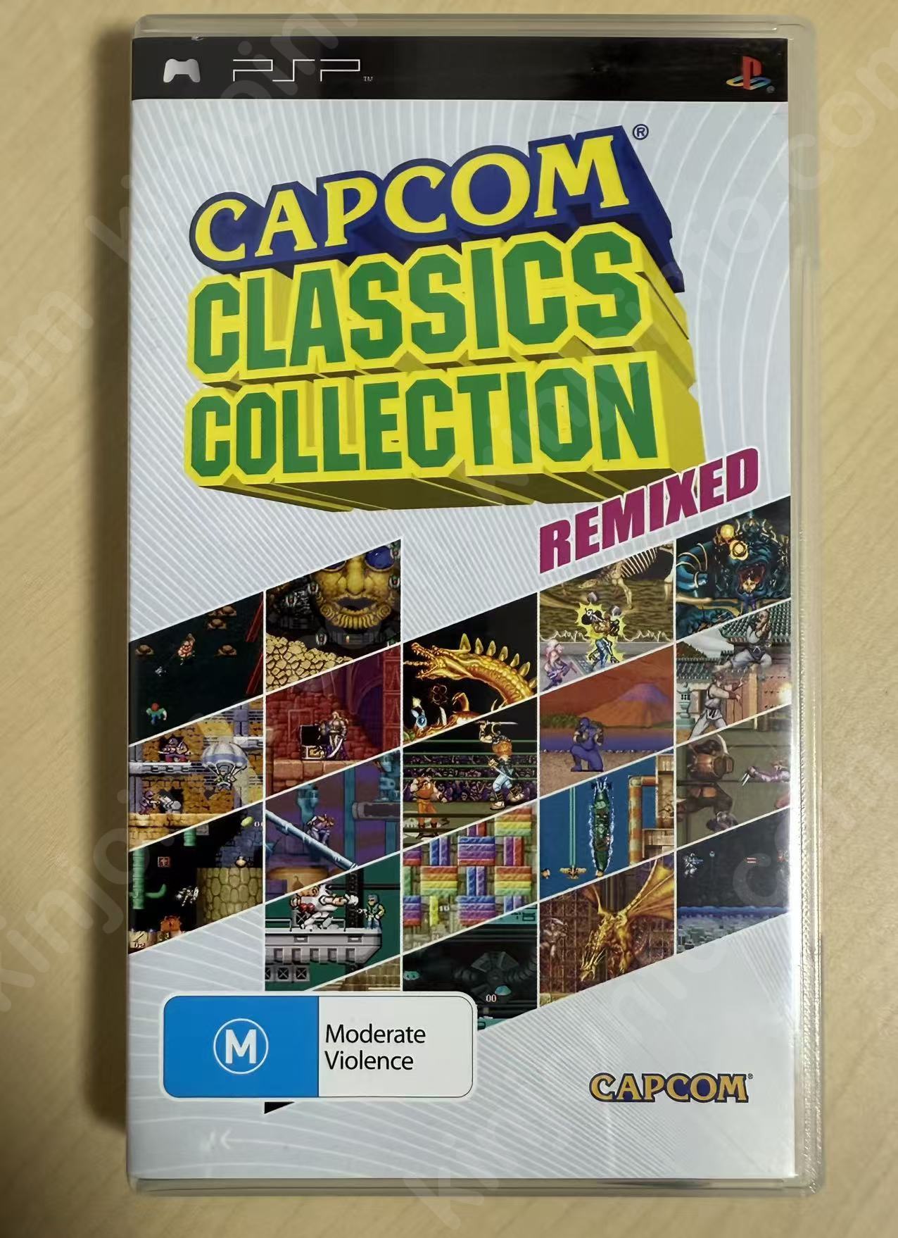 カプコン クラシックス コレクション（Capcom Classics Collection Remixed）【中古美品・PSP欧州版】