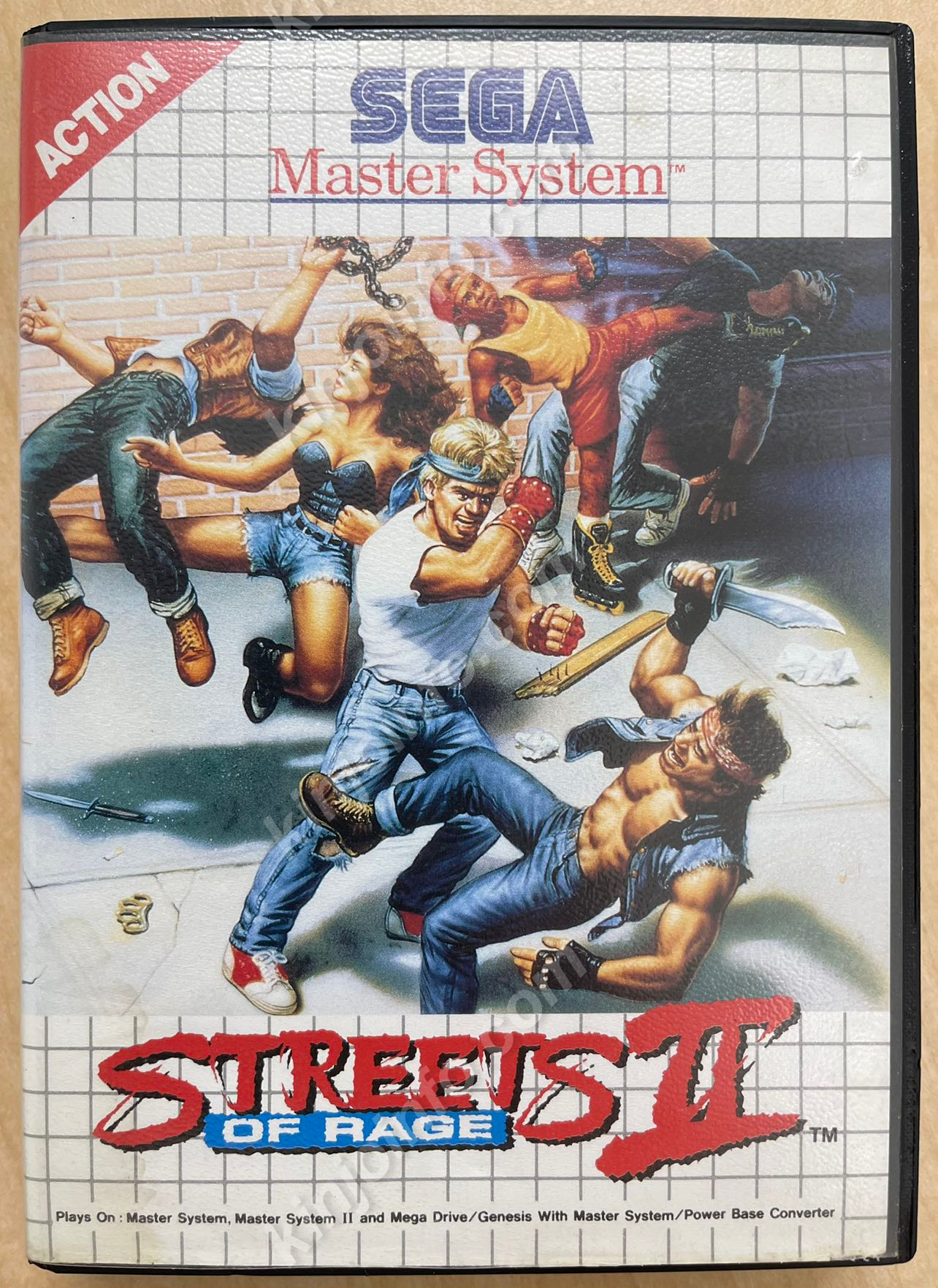 Streets Of Rage II（ベア・ナックルII 死闘への鎮魂歌）【中古・SMS日本版】