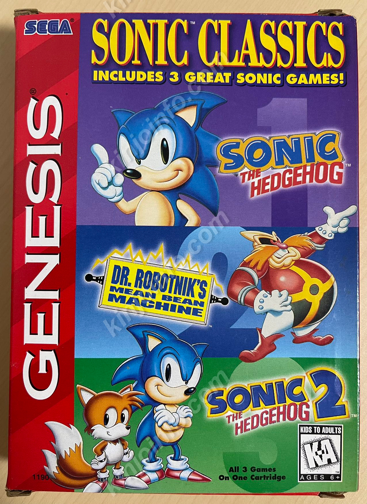 Sonic Classics【中古美品・genesis北米版】