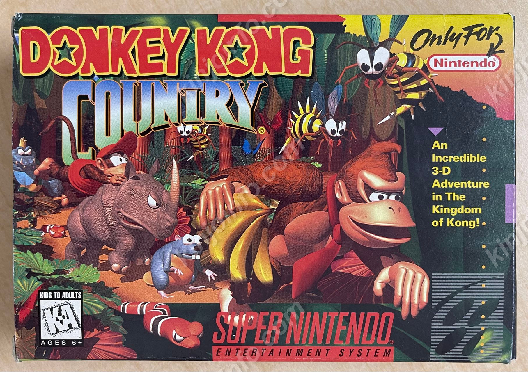 Donkey Kong Conuntry【中古美品・完品・SNES北米版】