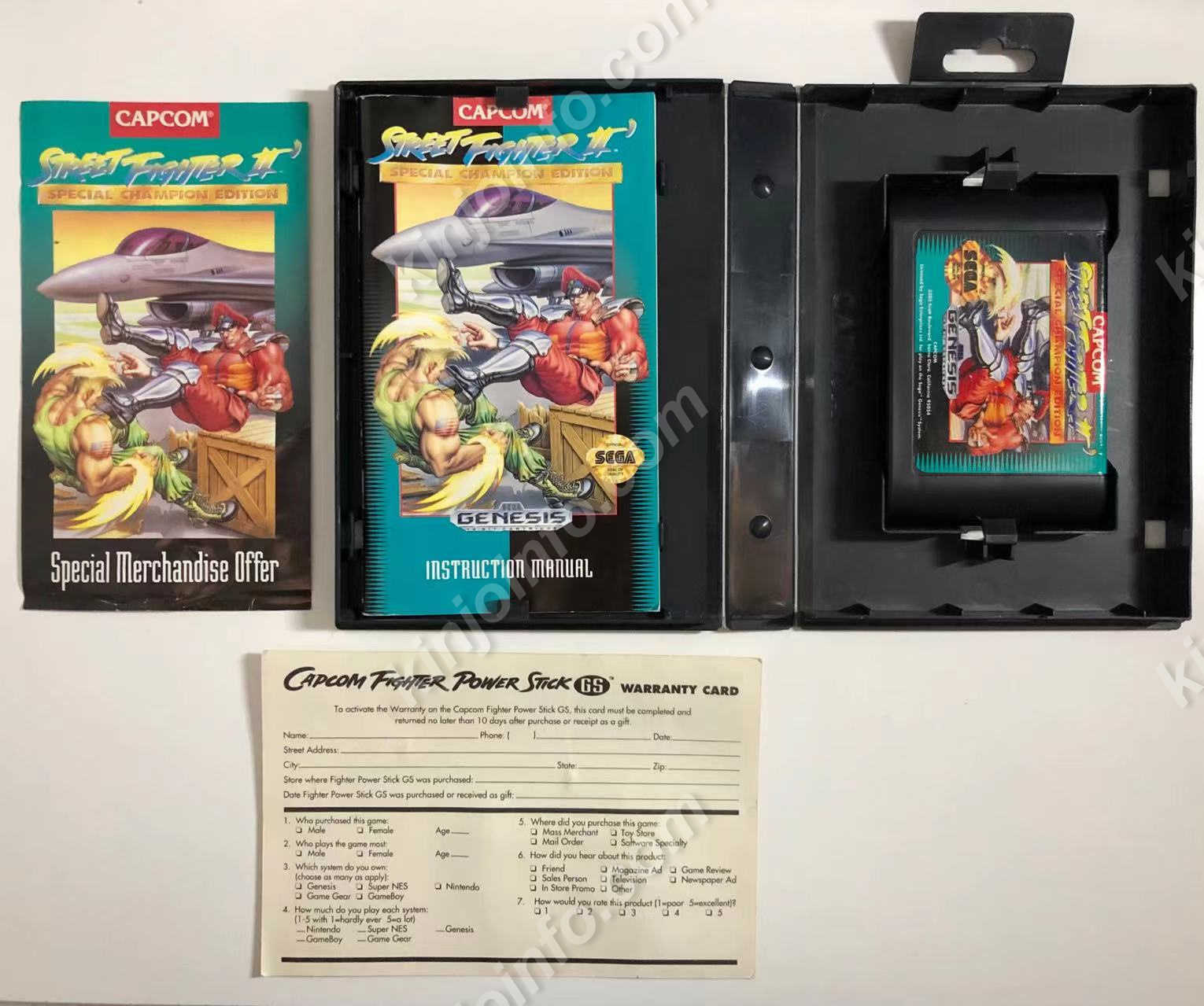 ストリートファイターII' -Special Champion Edition-【中古・Genesis